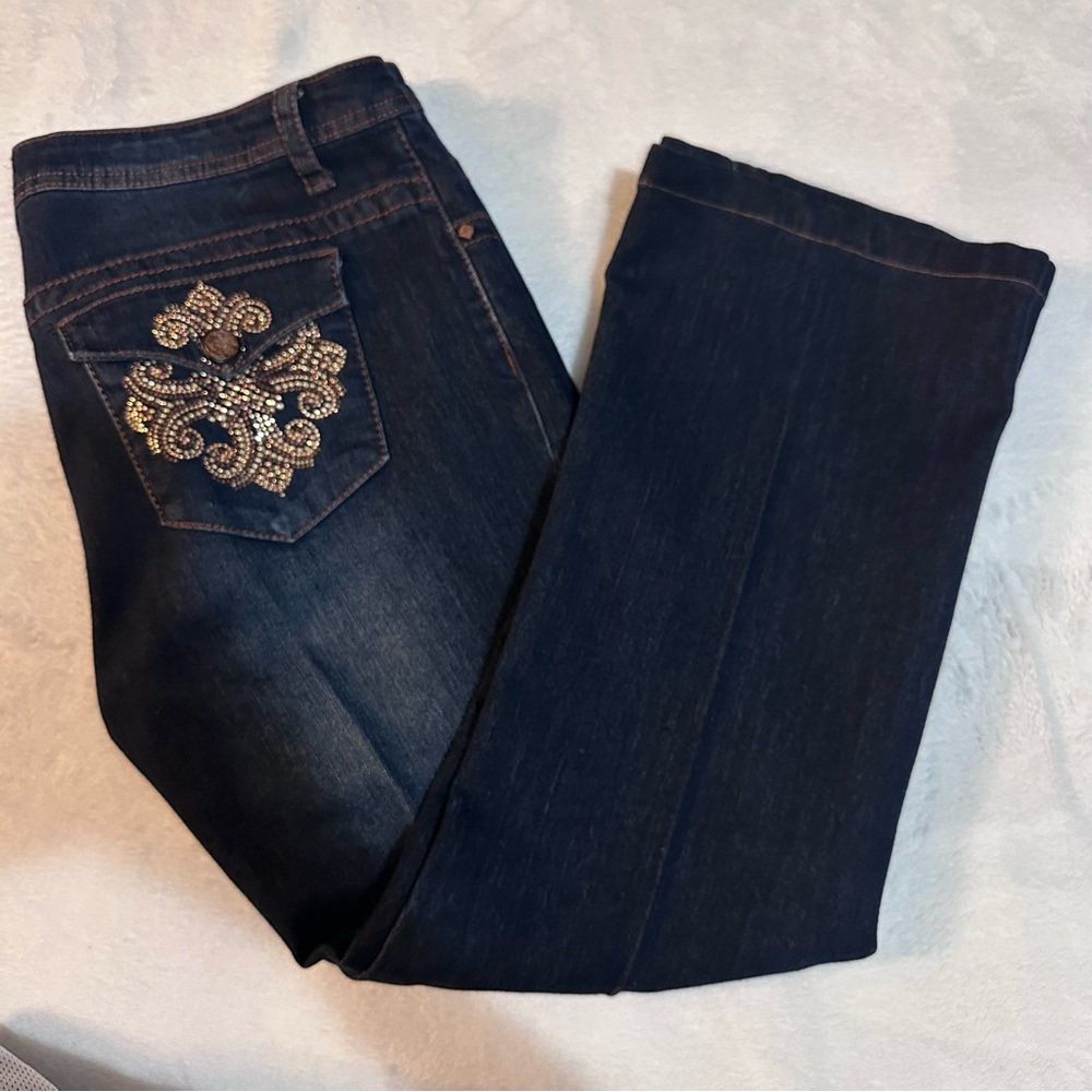 👖Dark Blue Denim Jeans by V Cristina.